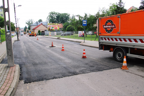Nowy asfalt na Ogrodowej