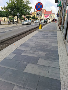 Nowe chodniki w centrum miasta