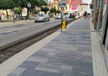 Nowe chodniki w centrum miasta
