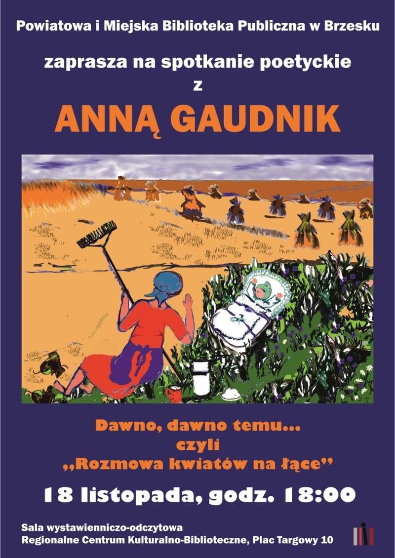 Spotkanie poetyckie z Anną Gaudnik
